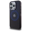 Mercedes MEHMP16X23HBIKV iPhone 16 Pro Max 6.9" czarny niebieski/black blue hardcase MB Double Layer BiColor MagSafe