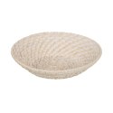 Dekoracja na Stół Biały Bambus Rattan 35 x 35 x 8 cm (2 Sztuk)