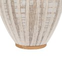 Lampa Beżowy Naturalny Bambus Szkło 36 x 36 x 56 cm