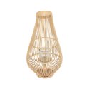 Lampa Naturalny Bambus Szkło 30 x 30 x 55 cm