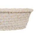 Taca Biały Bambus Rattan 29 x 22 x 7 cm (2 Sztuk)