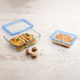 Hermetyczne pudełko na lunch Pyrex Pure Glass Przezroczysty Szkło (800 ml) (6 Sztuk)