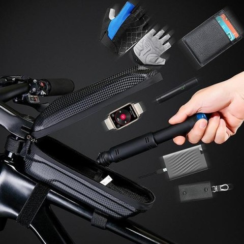 Etui/uchwyt rowerowy TAKEZEROTZ05 sakwa na ramę czarny/black