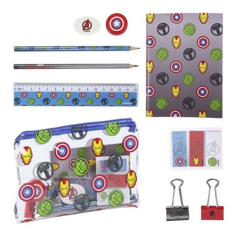 Zestaw Papeterii The Avengers Szary (12 pcs)