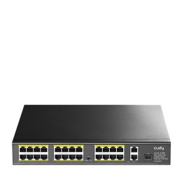 Cudy FS1026PS1 łącza sieciowe Nie zarządzany Gigabit Ethernet (10/100/1000) Obsługa PoE Czarny