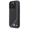 BMW BMHMP16X23PUCPK iPhone 16 Pro Max 6.9" czarny/black hardcase M Perforated Twisted Line MagSafe