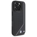 BMW BMHMP16L23PUCPK iPhone 16 Pro 6.3" czarny/black hardcase M Perforated Twisted Line MagSafe