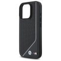 BMW BMHMP16L23PUCPK iPhone 16 Pro 6.3" czarny/black hardcase M Perforated Twisted Line MagSafe