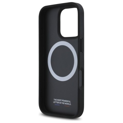 BMW BMHMP16L23PUCPK iPhone 16 Pro6.3" czarny/black hardcase M Perforated Twisted Line MagSafe