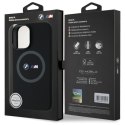 BMW BMHMP16S23SROK iPhone 16 6.1" czarny/black hardcase M Silicone Printed Ring MagSafe