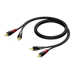 Kabel 2x RCA/Cinch Męski - 2x RCA/Cinch Męski 0,5m - CLA800/0.5