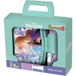 Opakowanie na lunch ze zintegrowanym bidonem Frozen CZ11276 380 ml 17 cm Plastikowy