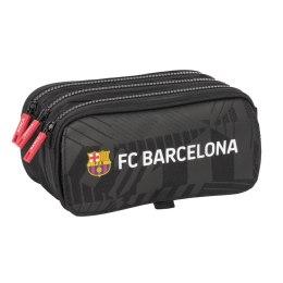 Piórnik Potrójny F.C. Barcelona Black Czarny 21,5 x 10 x 8 cm