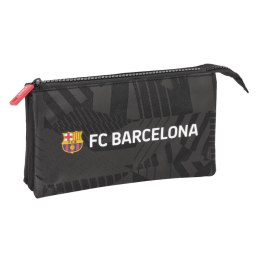 Piórnik Potrójny F.C. Barcelona Black Czarny 22 x 12 x 3 cm