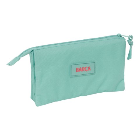 Piórnik Potrójny F.C. Barcelona Kolor Zielony 22 x 12 x 3 cm