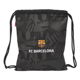 Worek na buty ze sznurkami F.C. Barcelona Black Czarny 35 x 40 x 1 cm