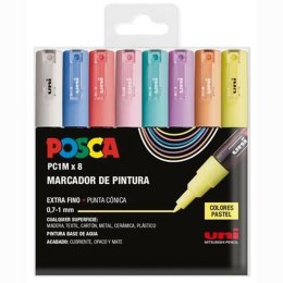 Marker farby akrylowe POSCA PC-1M/8C Ciasto 0,9-1,3 mm 8 Części