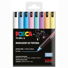 Marker farby akrylowe POSCA PC-1MR/8C Ciasto 0,7 mm 8 Części