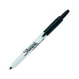 Marker permanentny Sharpie Fine Chowany Czarny 12 Sztuk