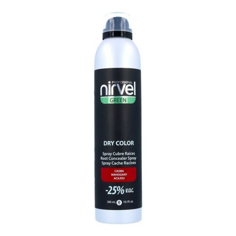 Spray do Siwych Włosów Green Dry Color Nirvel Green Dry Mahoń (300 ml)