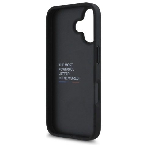 BMW BMHCP16SGSPCCK iPhone 166.1" czarny/black hardcase M Grip Stand Smooth and Carbon