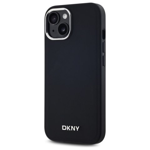 DKNY DKHMP15MPSCMCLK iPhone 15 Plus6.7" czarny/black hardcase Plain Logo MagSafe
