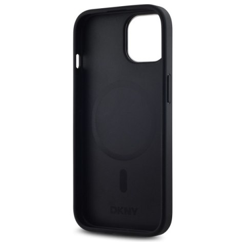 DKNY DKHMP15SPSCMCLK iPhone 15 6.1"czarny/black hardcase Plain Logo MagSafe