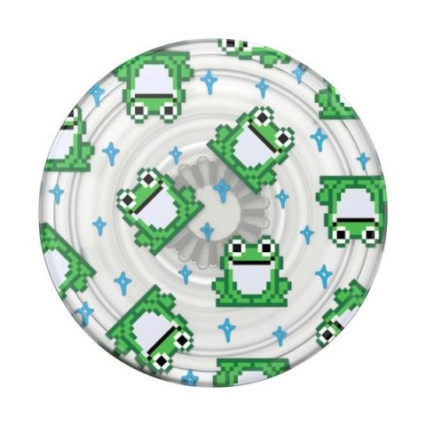 Popsockets PlantCore Grip 8 Bit Frogs806485 uchwyt i podstawka do telefonu