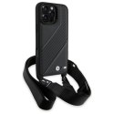 BMW BMHCP16X23PSCCK iPhone 16 Pro Max 6.9" czarny/black hardcase M Edition Carbon Stripe & Strap