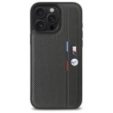 BMW BMHCP16L23PUPVA iPhone 16 Pro 6.3" antracyt/anthracite hardcase M Perforated Tricolor Detail Line