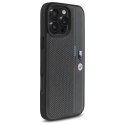 BMW BMHCP16L23PUPVA iPhone 16 Pro 6.3" antracyt/anthracite hardcase M Perforated Tricolor Detail Line