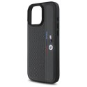 BMW BMHCP16L23PUPVA iPhone 16 Pro 6.3" antracyt/anthracite hardcase M Perforated Tricolor Detail Line