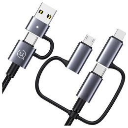 USAMS Kabel 6w1 Fast charging 60W 1,2m Data Cable Digital dispay Aluminium Alloy Seria Sufeng SJ713