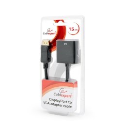 Adapter DisplayPort do VGA czarny