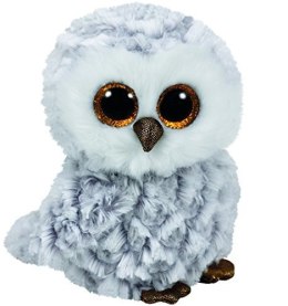 Maskotka TY Beanie Boos Owlette - biała sowa, 15 cm