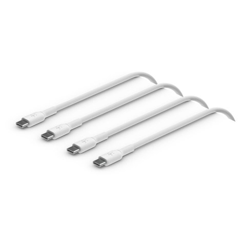 Kabel USB-C Belkin CAB003BT1MWH2PK Biały 1 m (2 Sztuk)