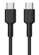 CB-CD45 nylonowy kabel USB C - USB C | 0,9m | 3A | 60W PD | 20V