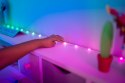 Inteligentne lampki dekoracyjne Strings USB-C (Candies) 100 LED RGB, serca, przezroczysty przewód, 6 m