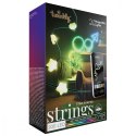 Inteligentne lampki dekoracyjne Strings USB-C (Candies) 200 LED RGB, gwiazdy, zielony przewód, 12 m