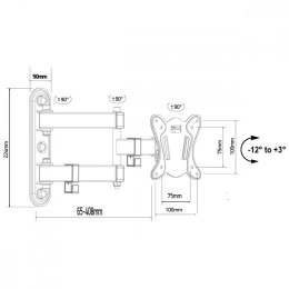 Uchwyt do TV/monitora 13-32 cale 30kg MC-417