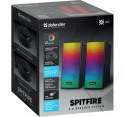 Głośniki komputerowe SPITFIRE 2.0 6W LED USB