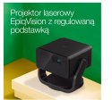 Projektor mini laser EF-22B czarny z podstawą FHD/1000L/5m:1