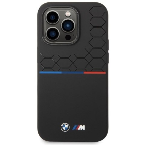 BMW BMHCP15X22SMPK iPhone 15 Pro Max6.7" czarny/black Silicone Pattern