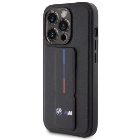Etui BMW BMHCP15X22GSLK iPhone 15 ProMax 6.7" czarny/black hardcase Grip Hot Stamp