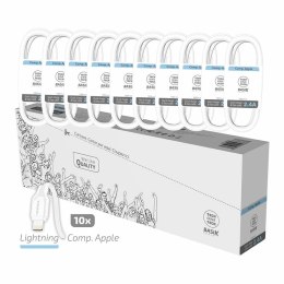 Kabel USB do Lightning Tech One Tech Basik 1 m (10 Sztuk)