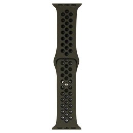 Beline pasek Apple Watch Sport Silicone42/44/45/49mm brązowo-czarny brown/black