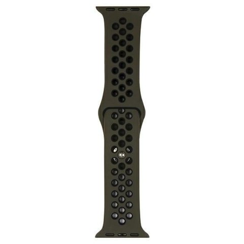 Beline pasek Apple Watch Sport Silicone42/44/45/49mm brązowo-czarny brown/black