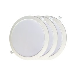 Downlight LED EDM 31567 18 W Ø 22 x 3,2 cm 3 Sztuk (6400 K)