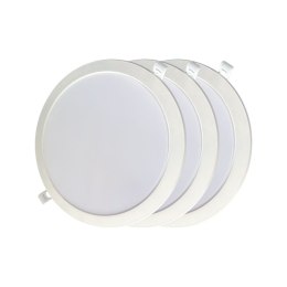 Downlight LED EDM 31568 18 W Ø 22 x 3,2 cm 3 Sztuk (4000 K)