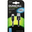 Kabel USB DURACELL USB5031A 1 m Czarny